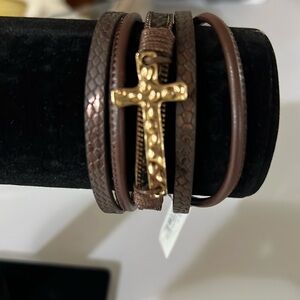 Cross Cuff Bracelet